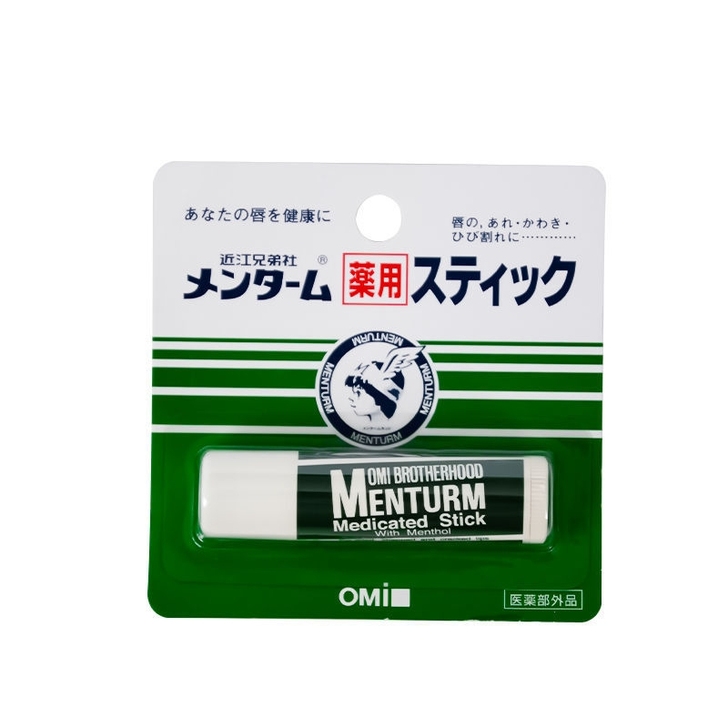 日本OMI近江兄弟 薄荷润唇膏4g 无色修...