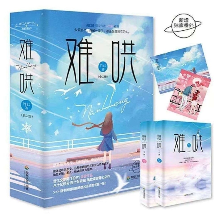 难哄上下2册 全套网络原创青春校园小说竹已...