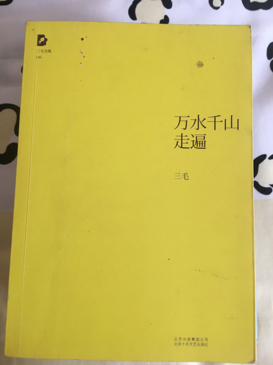 三毛 《万水千山走遍》带给人感悟到一本书～
