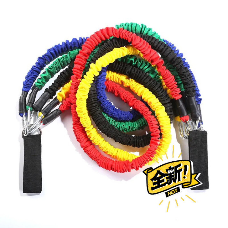升级防断款套织带11件套乳胶拉力绳葫芦钩弹...