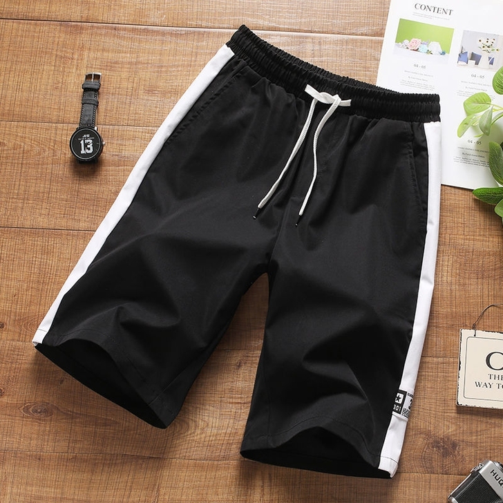 夏季速干短裤男潮流5五分裤男士休闲裤中裤宽...