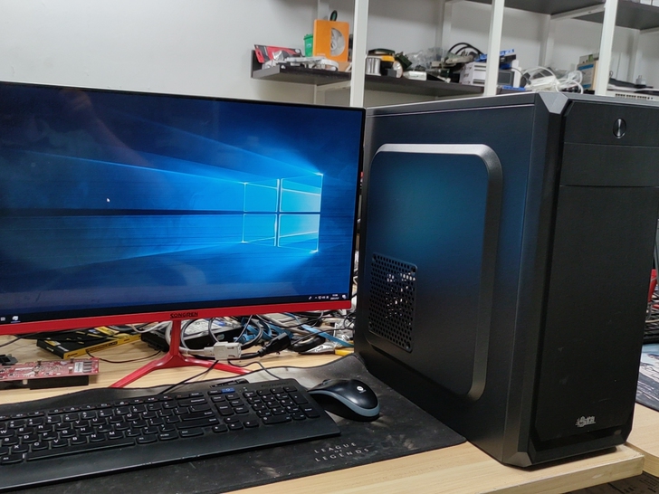 酷睿商务办公台式机电脑主机家用游戏组装机企...