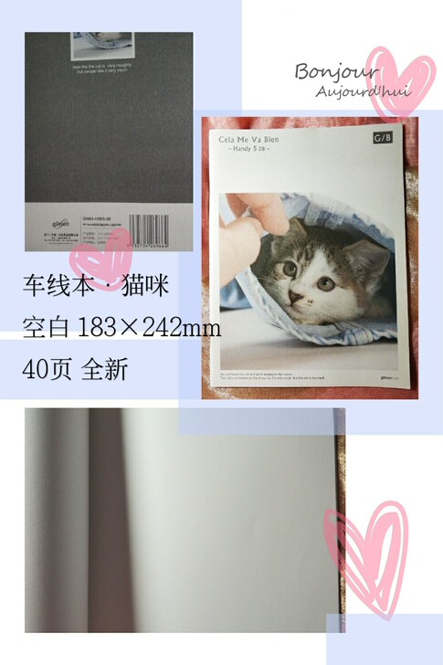 一些闲置的本子,车线本,硬壳本,素描本,空...