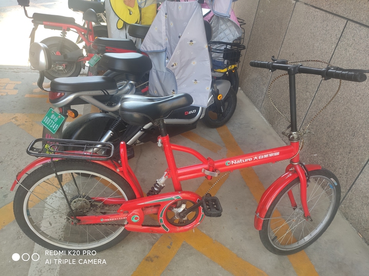 折叠自行车，赠品，适合女士、学生骑，质量成...