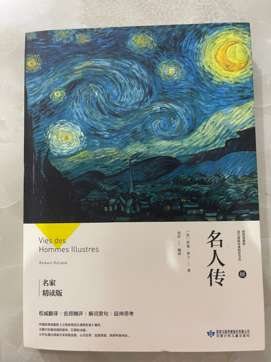 罗曼 罗兰 名人传 几乎全新