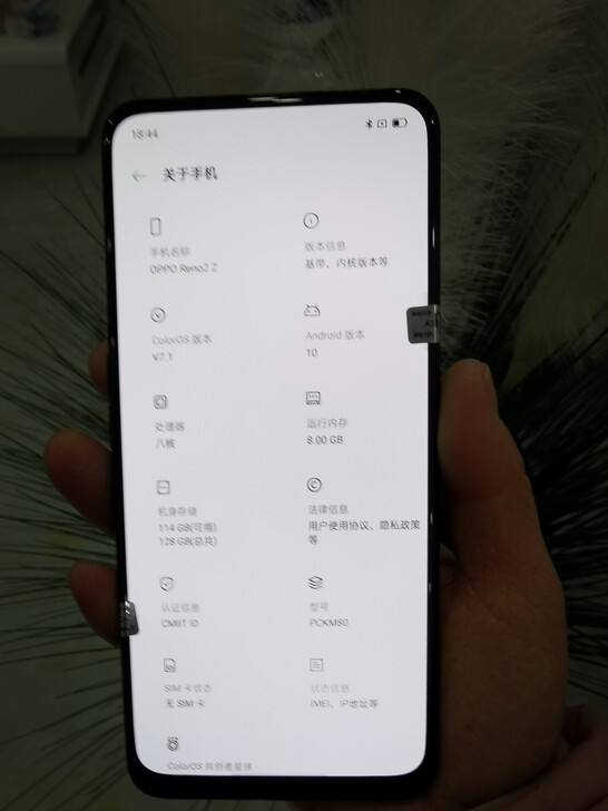 OppoRenoZ2原装手机，8十128G...