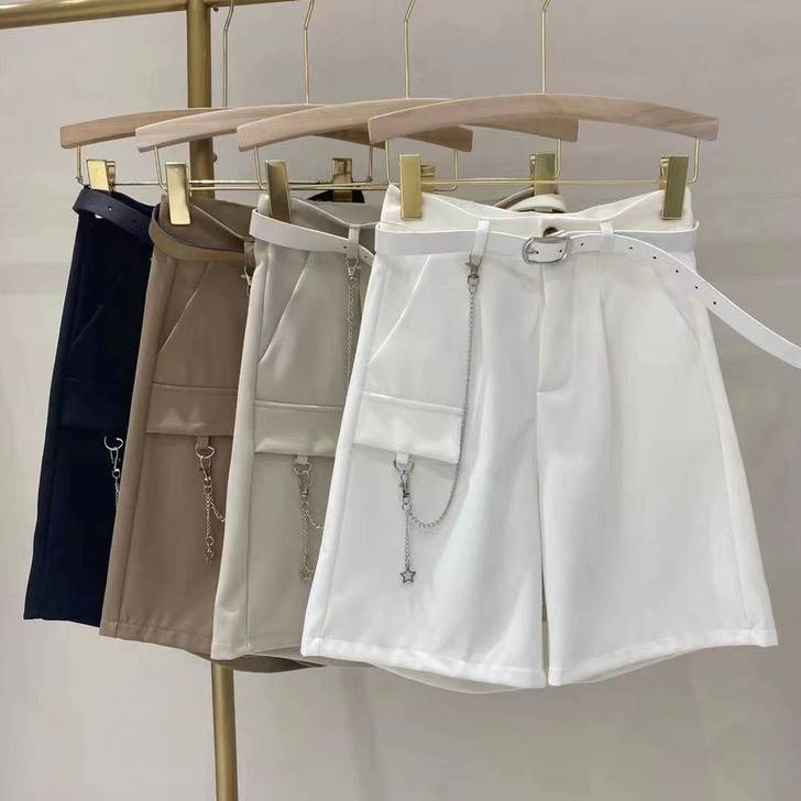 高品设计链条短,五分裤女夏装