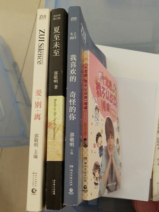 郭敬明:《夏至未至》、《爱别离》、《我喜欢...