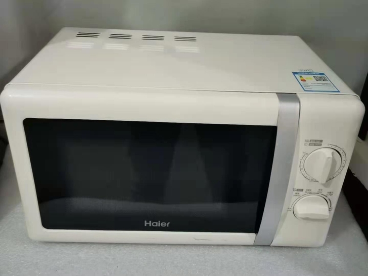 海尔微波炉，功能全好，里外干净，旋钮操作，...