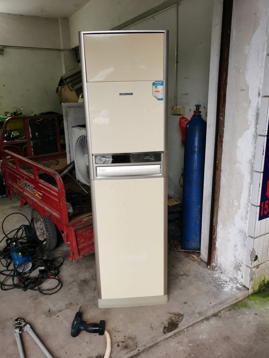 三星高端机3匹柜机空调内机用的上拿去配定频...