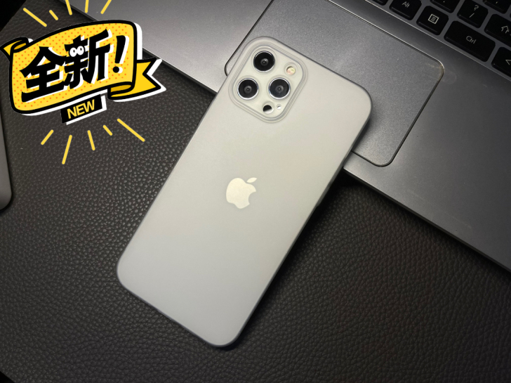 全新iphone12pro磨砂保护壳半透苹...