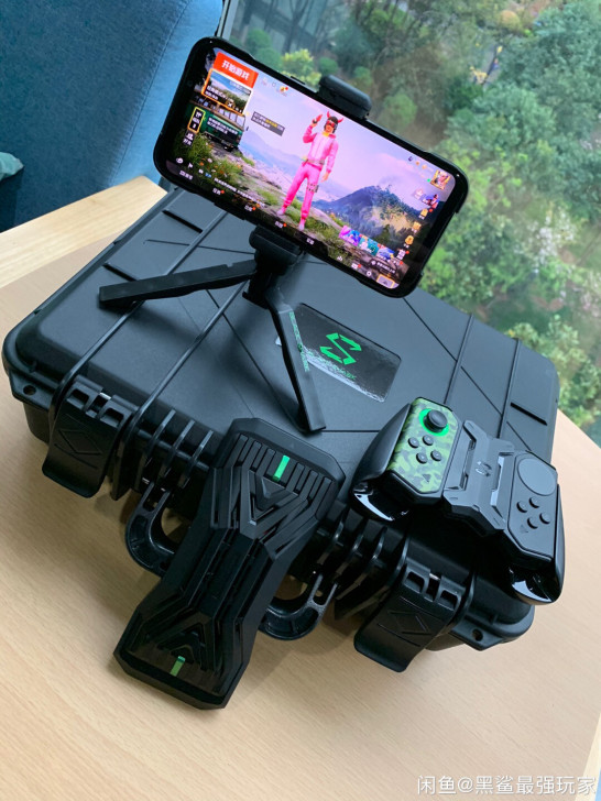 黑鲨4礼盒装，黑鲨4游戏手机装备箱，手提电...