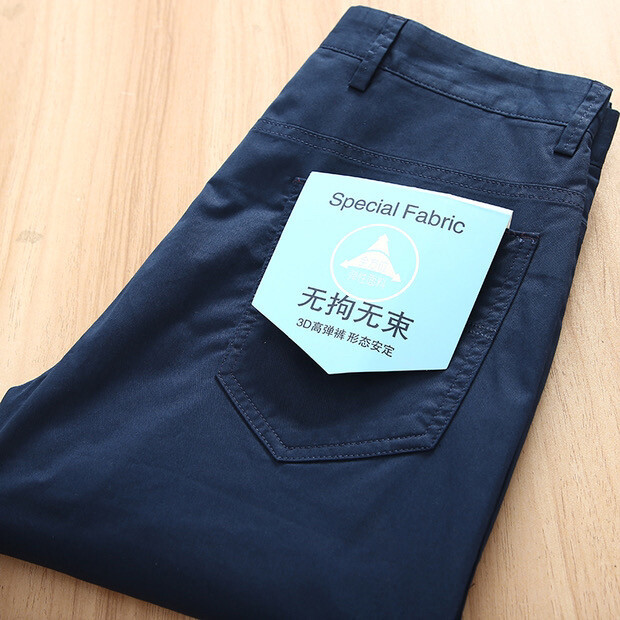 夏季轻薄弹力面料！男士薄款休闲裤