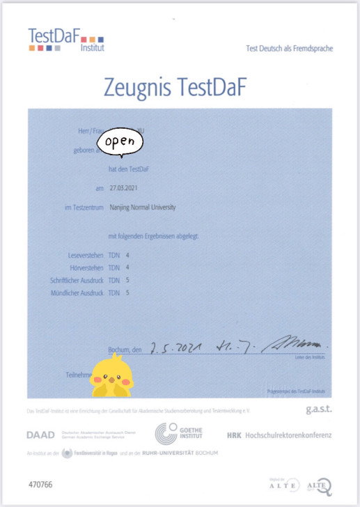 德福考试TestDaf备考 oder歌德A...