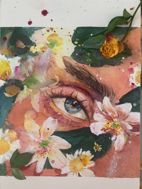 这俩天画的水彩画