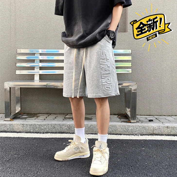 潮牌五分短裤男外穿潮流宽松韩版百搭夏季篮球...