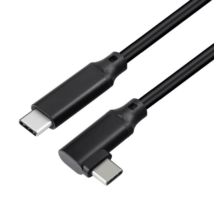 TypeC弯头10G带芯片PD100W5A...