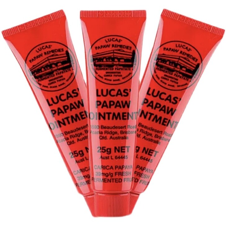 澳洲正品Lucas木瓜膏25g原装润唇膏万...