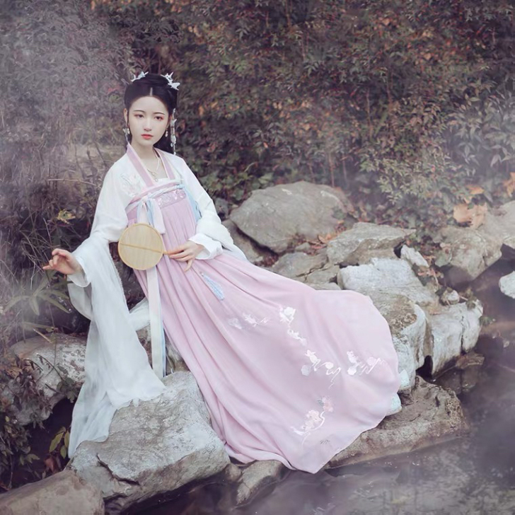 （两件套）池夏仑灵:双儿 原创改良汉服唐制...