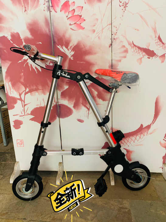 全新正品升特A～bike迷你折叠单车超小脚...
