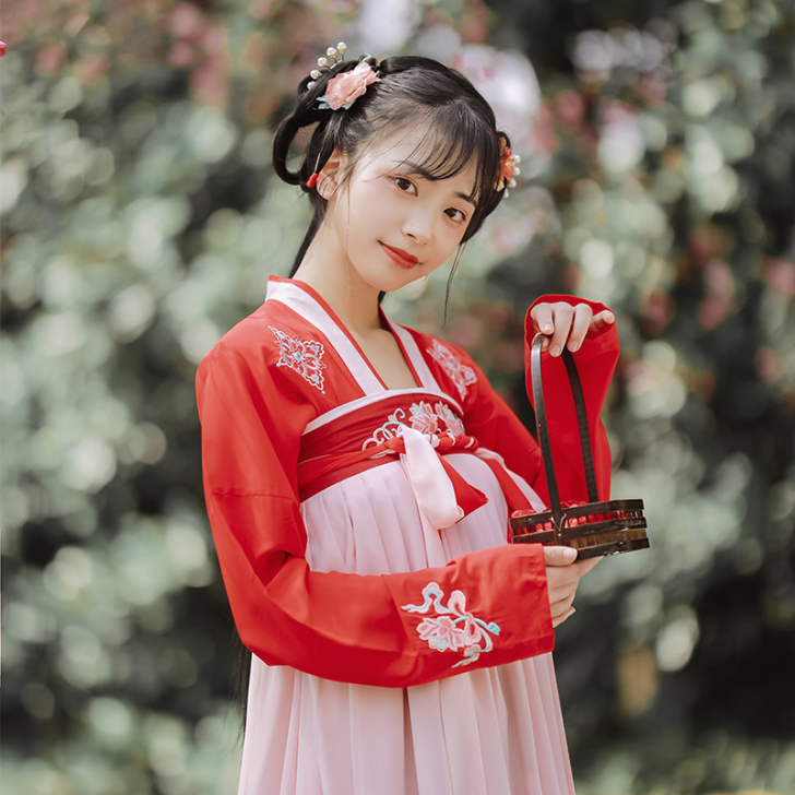 池夏【99齐胸专区】齐胸襦裙套装汉服女 特...