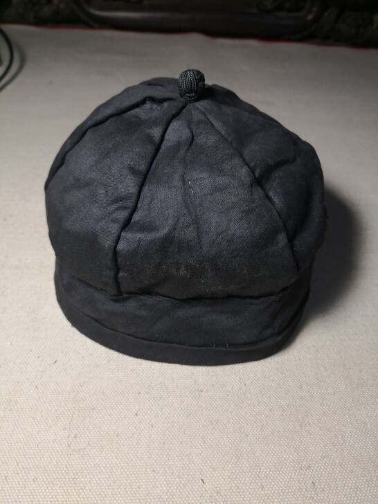 民国瓜皮帽，不是单片，带一点点夹层。品如图...