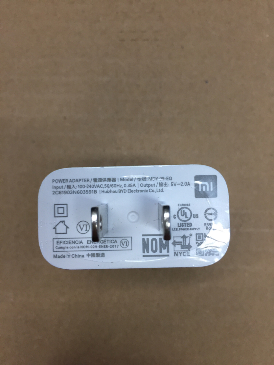 小米充电器小米原装 5V-2A充电头，适用...