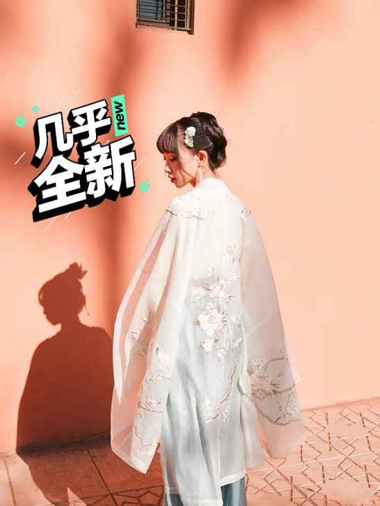 【十三余 小豆蔻儿】[扑蝶会] 绣花广袖大...