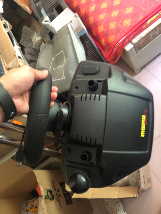 罗技momo方向盘赛车模拟器，单机无配件无...