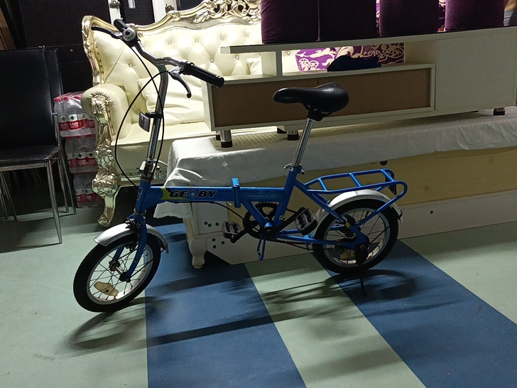 折叠自行车便宜卖，正在使用中。可直接骑走，...