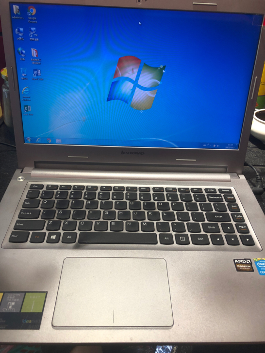 联想笔记本    换过屏幕