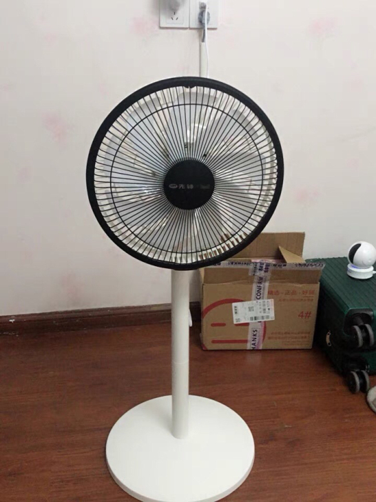 直销先锋电风扇落地家用大风力省电摇头台立式...
