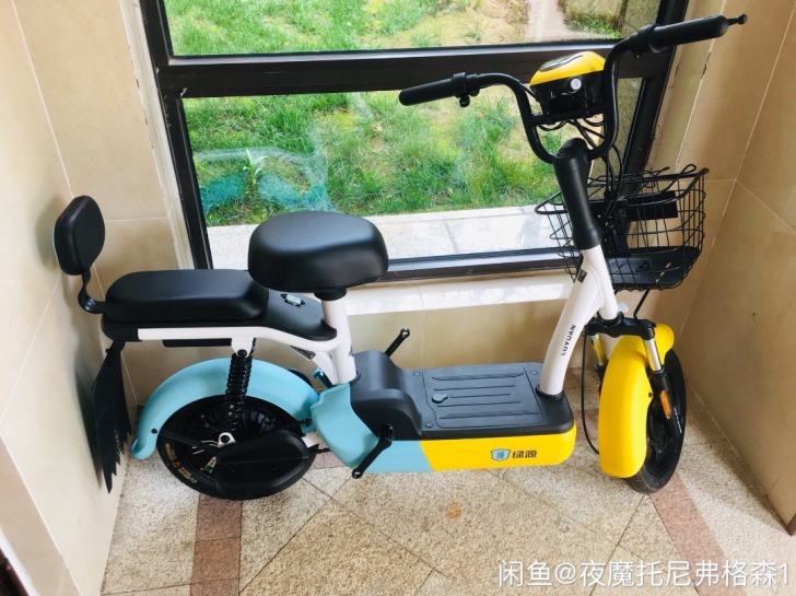 全新绿源电动车 刚买一天一次电都没冲  工...