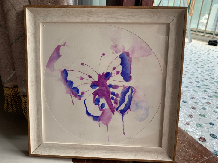 水彩作品《梦蝶》