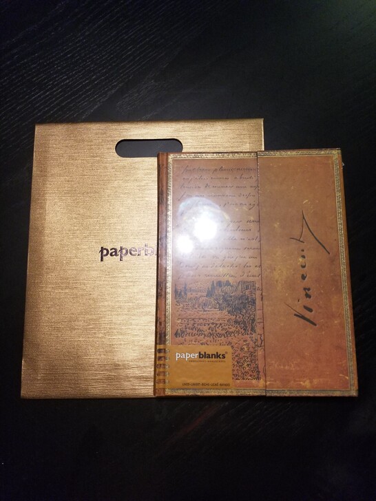 绝版paperblanks梵高大本横线笔记本