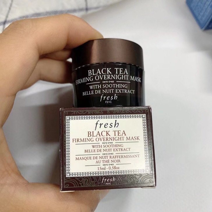 馥蕾诗红茶塑颜紧致修护睡眠面膜15ml 黑罐