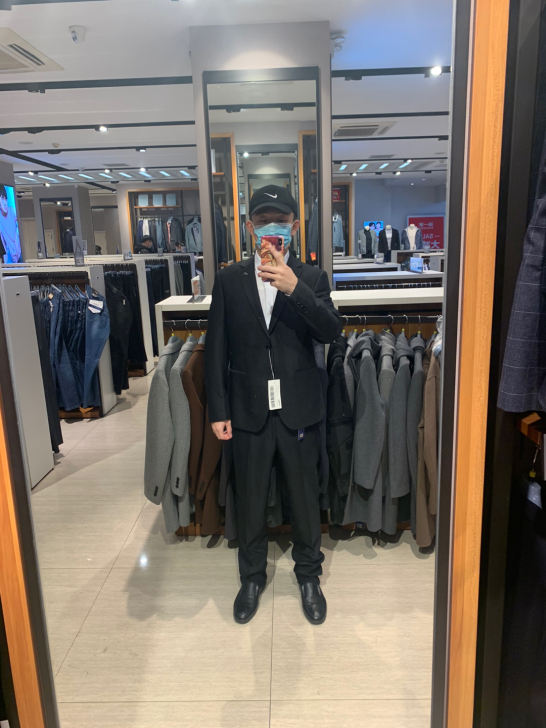 海澜之家西装套装 公务员考试面试买的 过了...