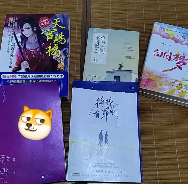 出售青春文学小说咯