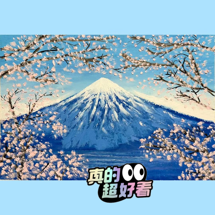 学生党油画棒自画，换点油画颜料钱，卡在卡纸...