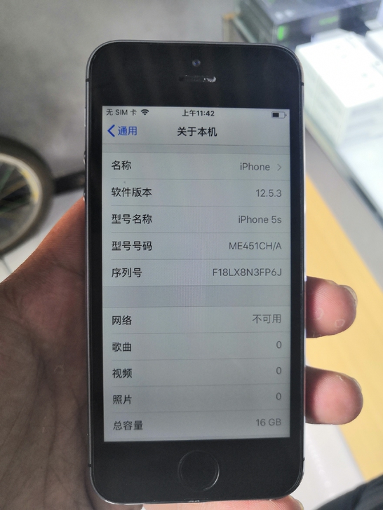 二手苹果5s ，没有指纹，其余功能正常，A...
