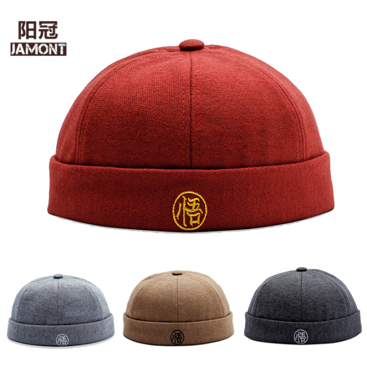 地主帽男复古雅痞水手帽亲子帽女儿童嘻哈帽流...