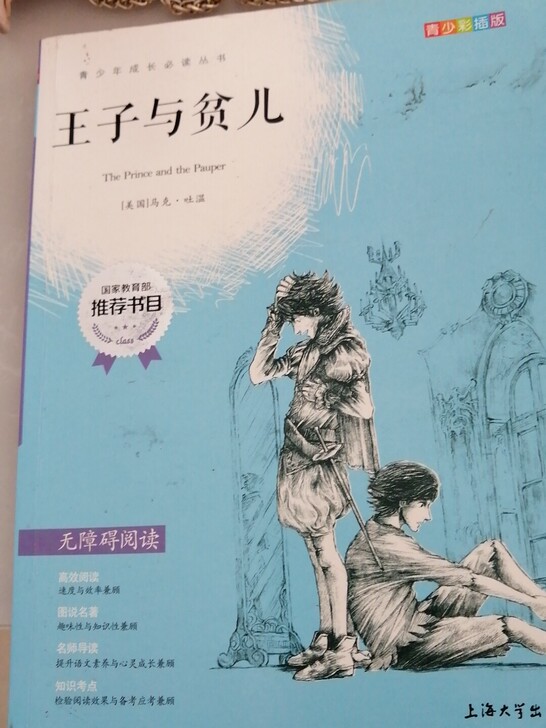 王子与贫儿正版 马克吐温原著，新华书店购买...