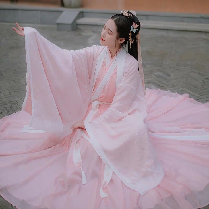 云香霓裳汉服原创琼瑶交领齐腰襦裙日常春夏大...