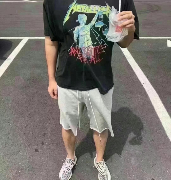 自主高街抽绳短裤