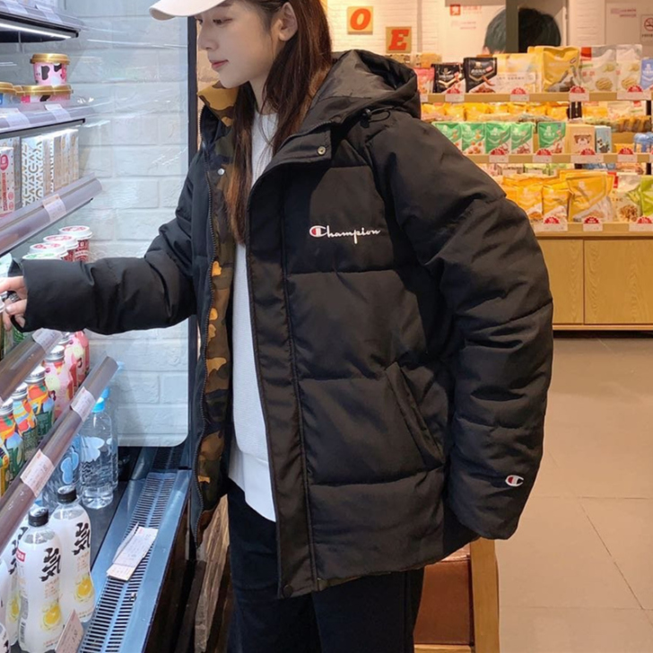 Champion冠军男士棉衣冬装外套潮牌羽...