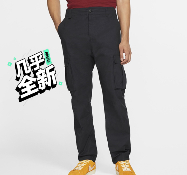 nike工装裤at3496,黑色,尺码L-...