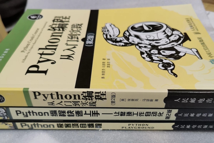 第二版最新版 Python编程+极客+快速...