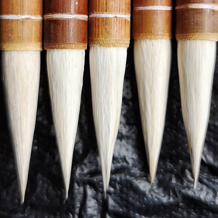 老毛笔中楷套装一批 纯羊毫毛笔 中楷老毛笔...