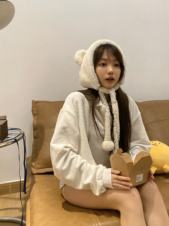 kairedian 菲菲同款 圣诞帽小熊帽...