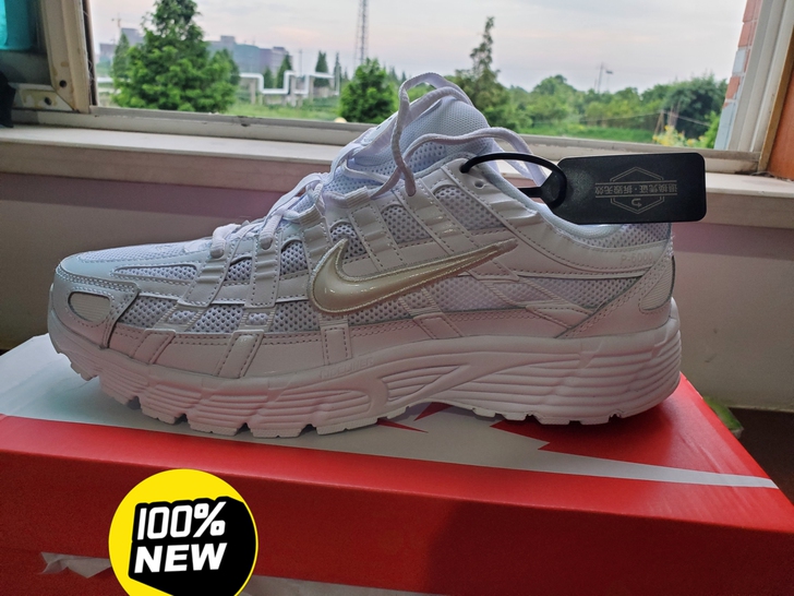 Nike P -6000纯白色男女同款  ...